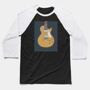 Gold Top Rock LP Guitar Baseball T-Shirt